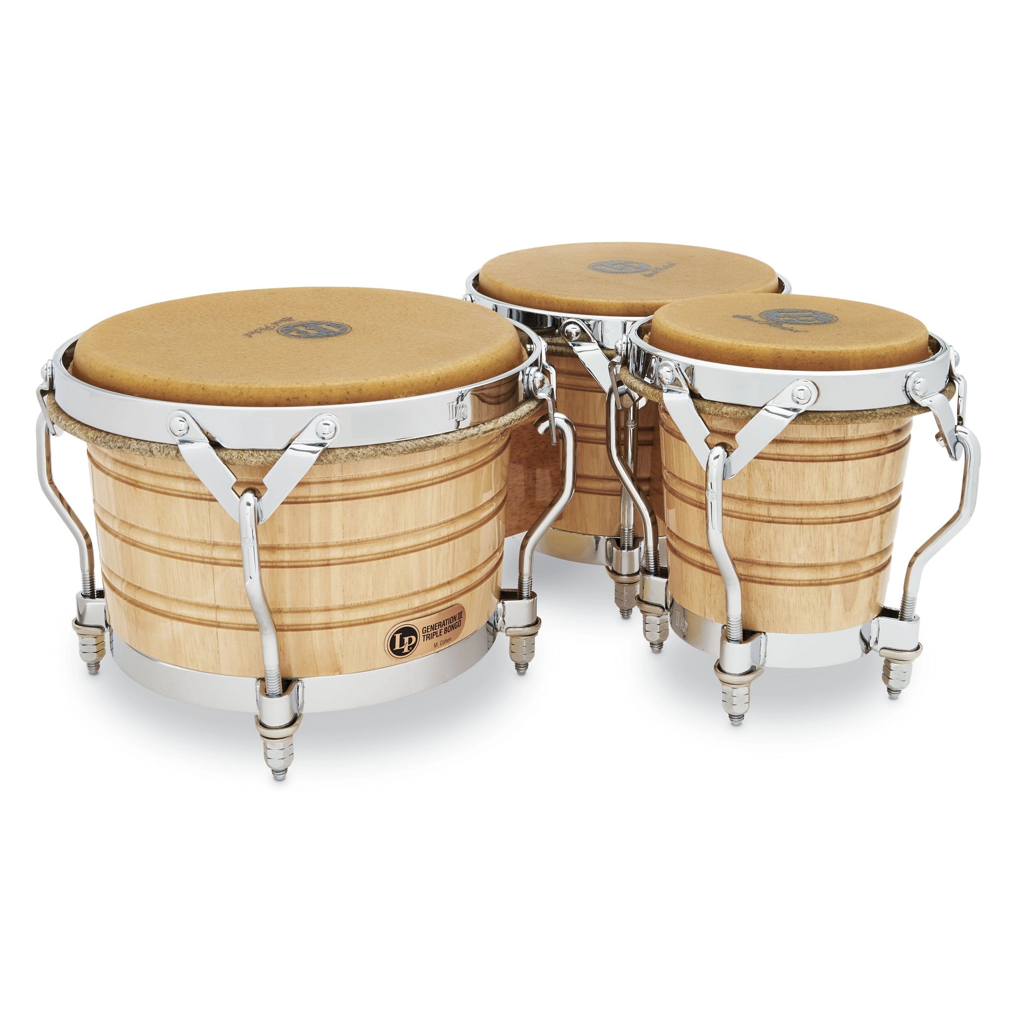 LP Generation III Triple Bongos Back