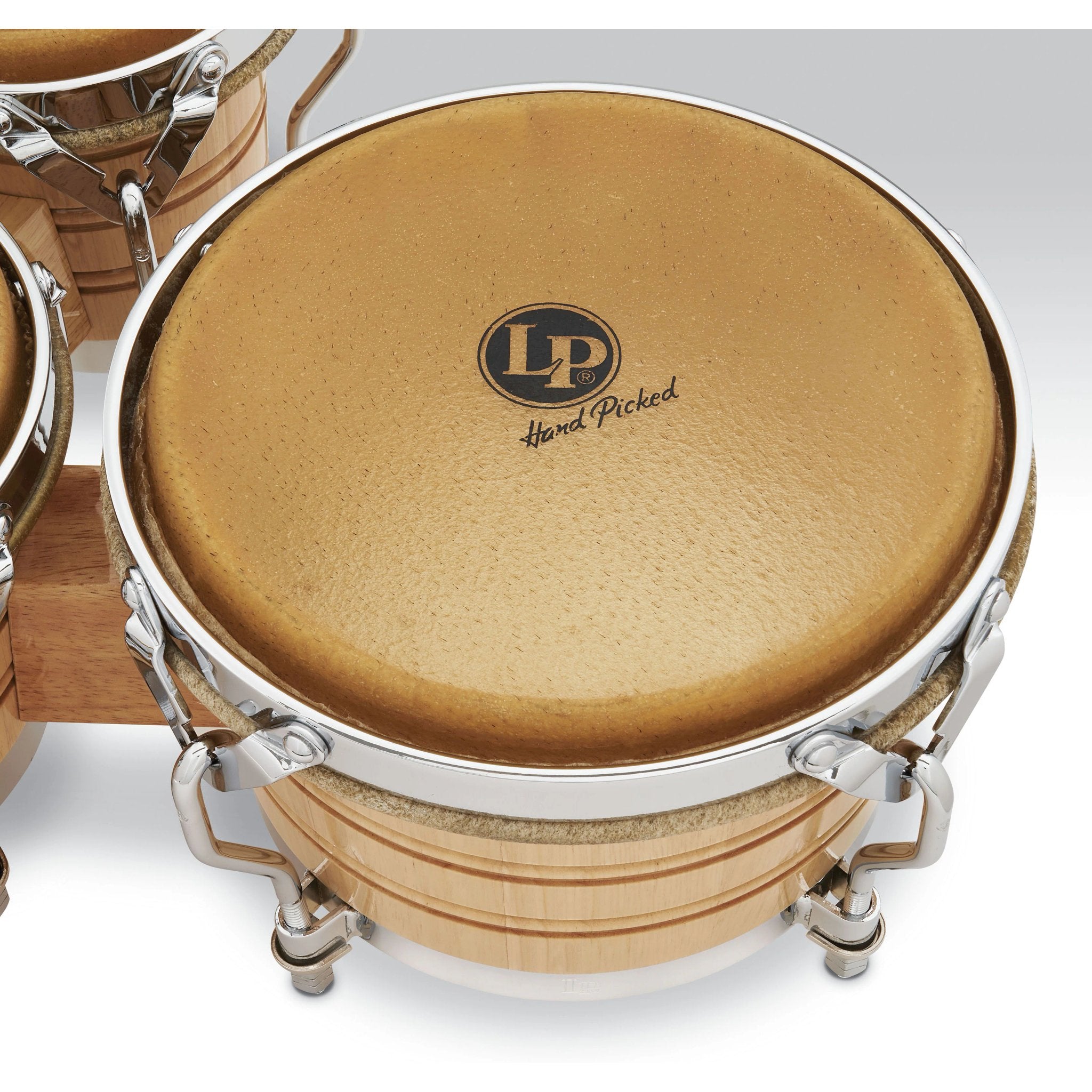 LP Generation III Triple Bongos Head Close-Up
