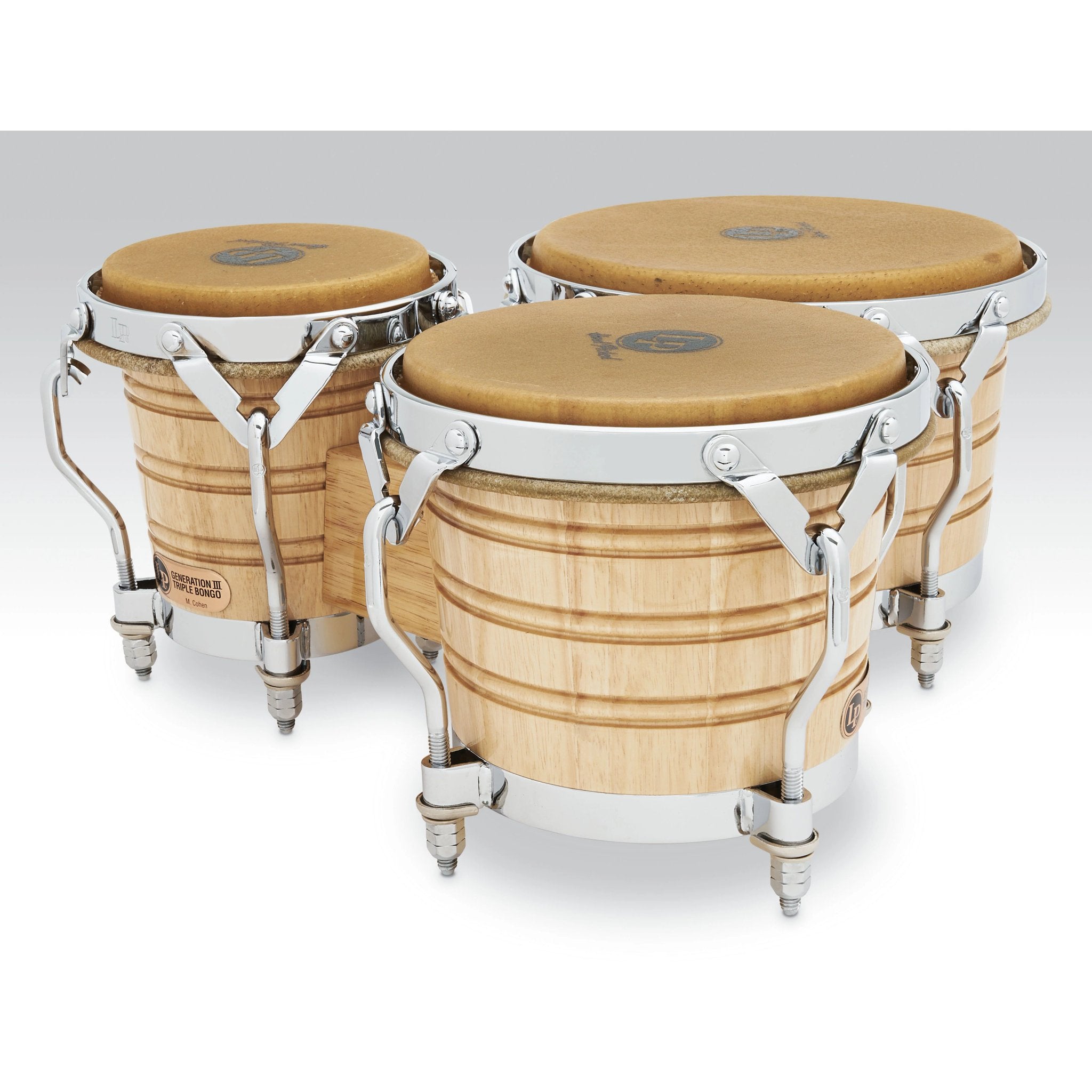 LP Generation III Triple Bongos Side