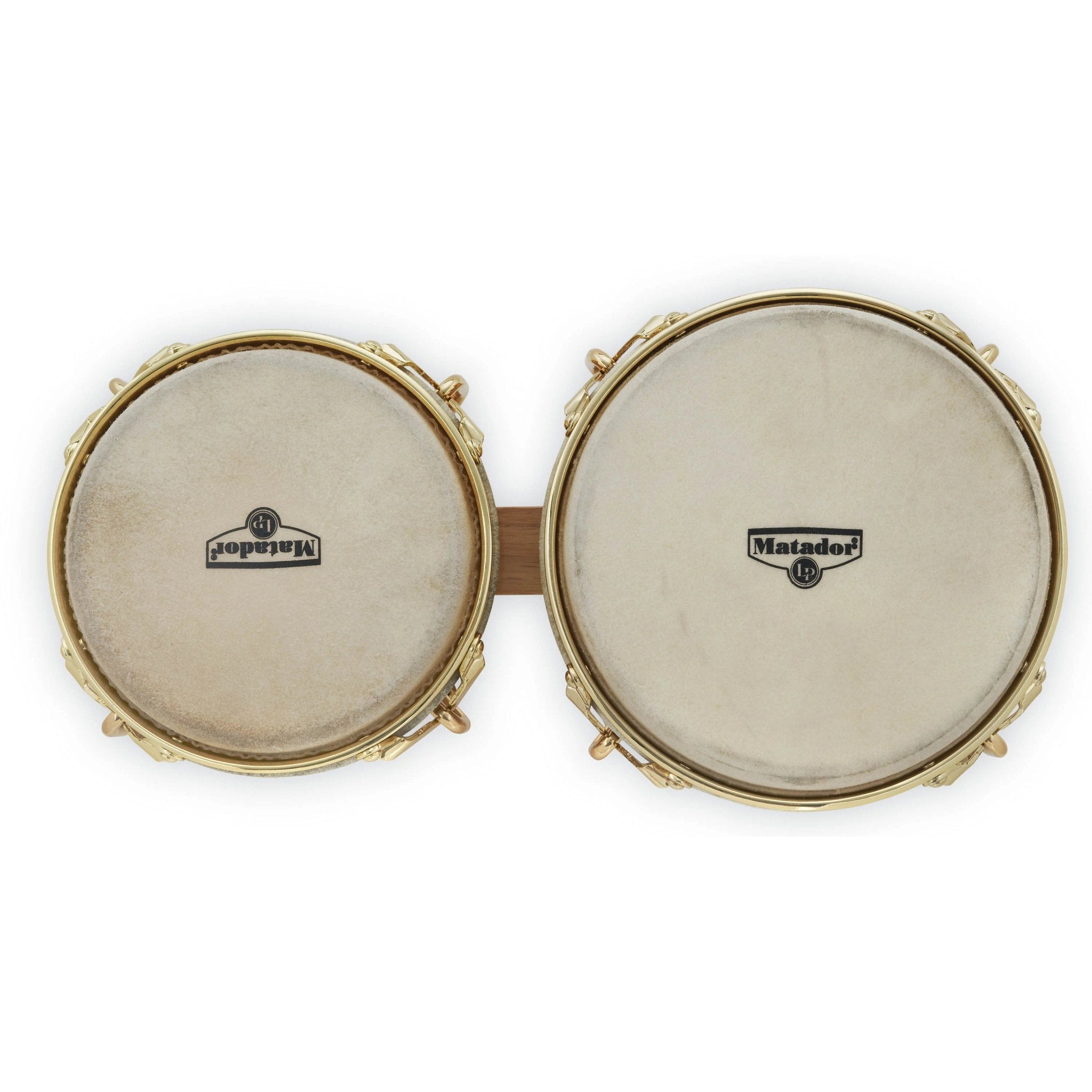 LP Matador Bongos - Natural Wood with Gold Hardware | Steve Weiss