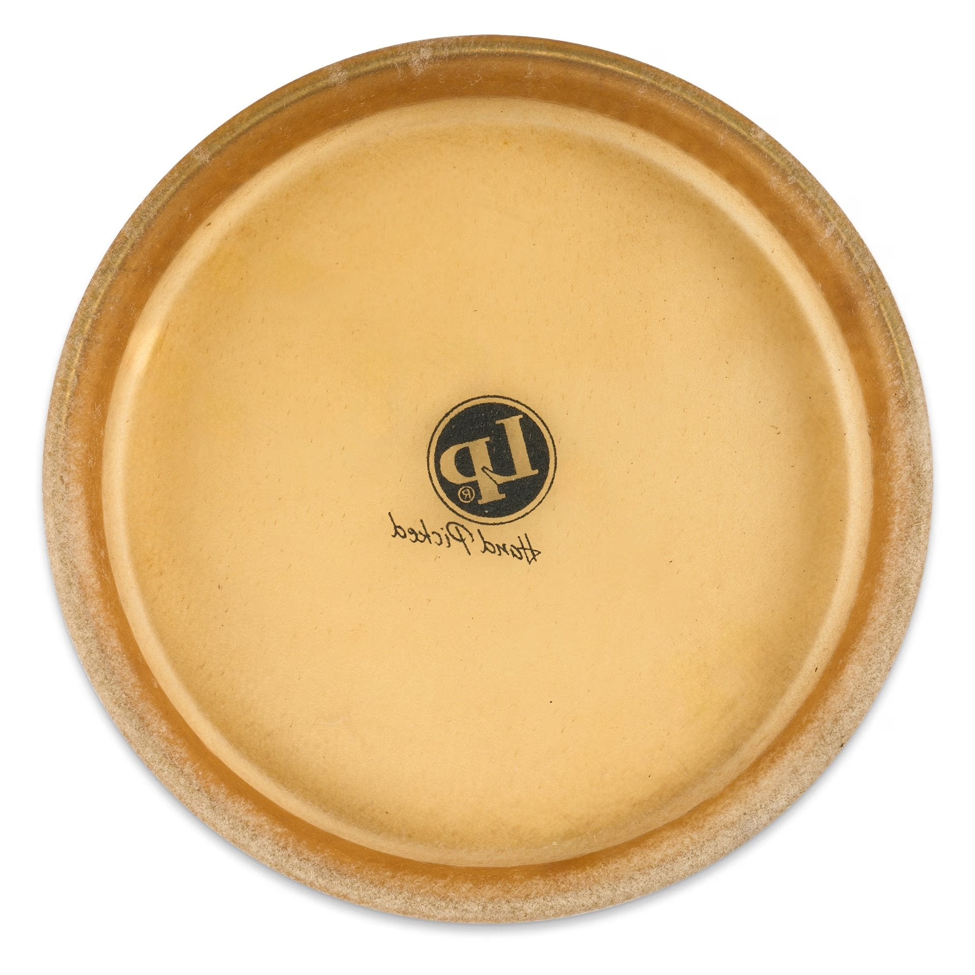 LP264C 9 inch rawhide bongo head bottom view