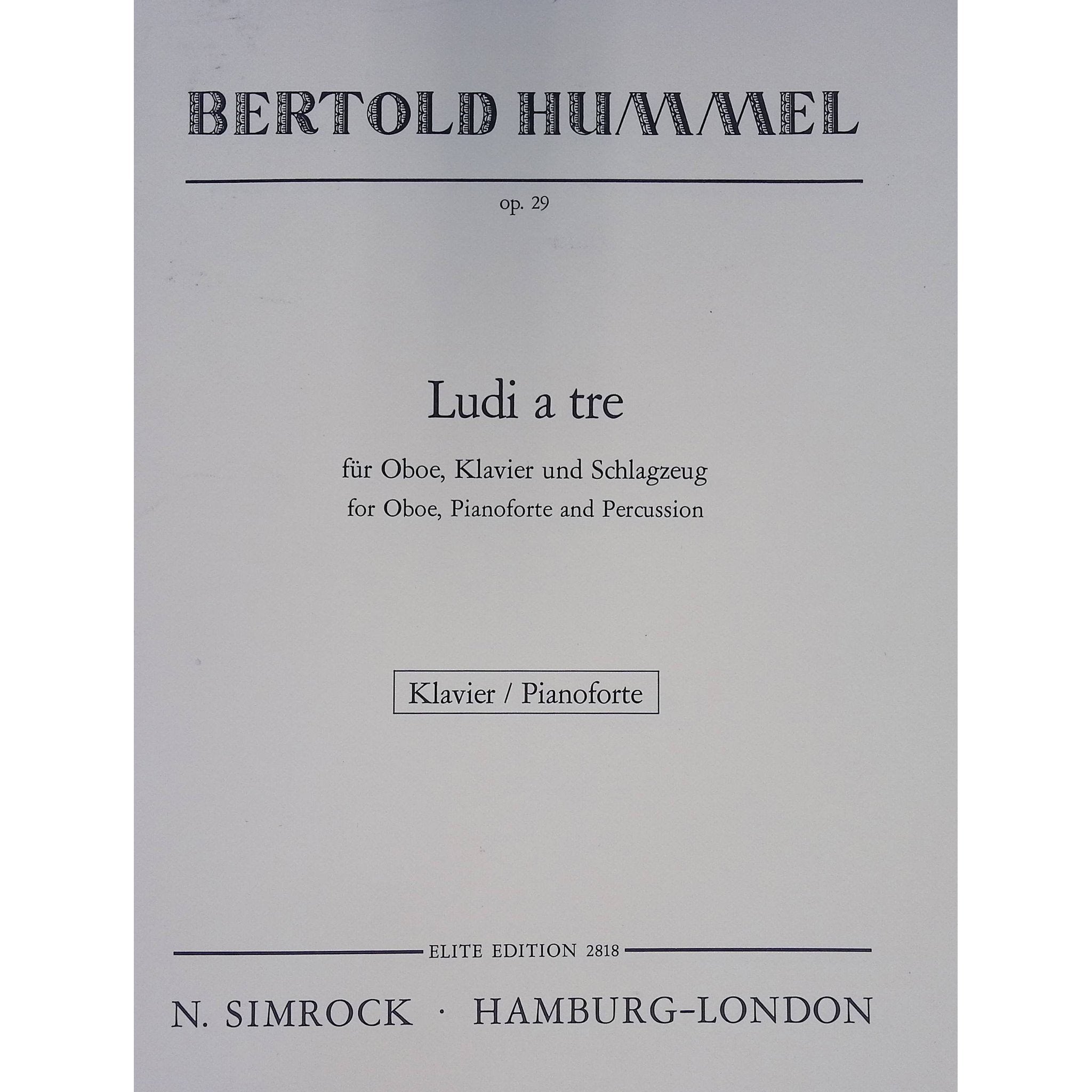 Ludi A Tre by Bartold Hummel