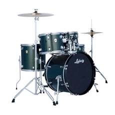 Ludwig Accent 5pc Drum Set - 20" Bass Drum - Jade Dust Finish