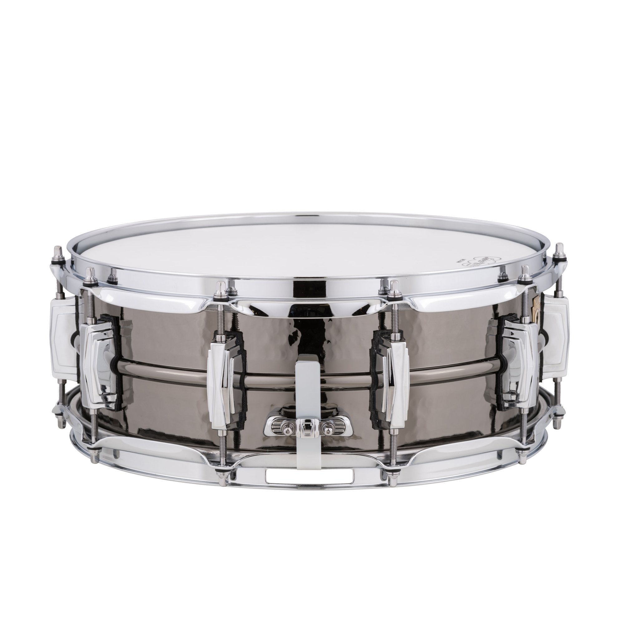 Ludwig Black Beauty Supraphonic Hammered Snare Drum - 14x5 lb416k Butt Plate