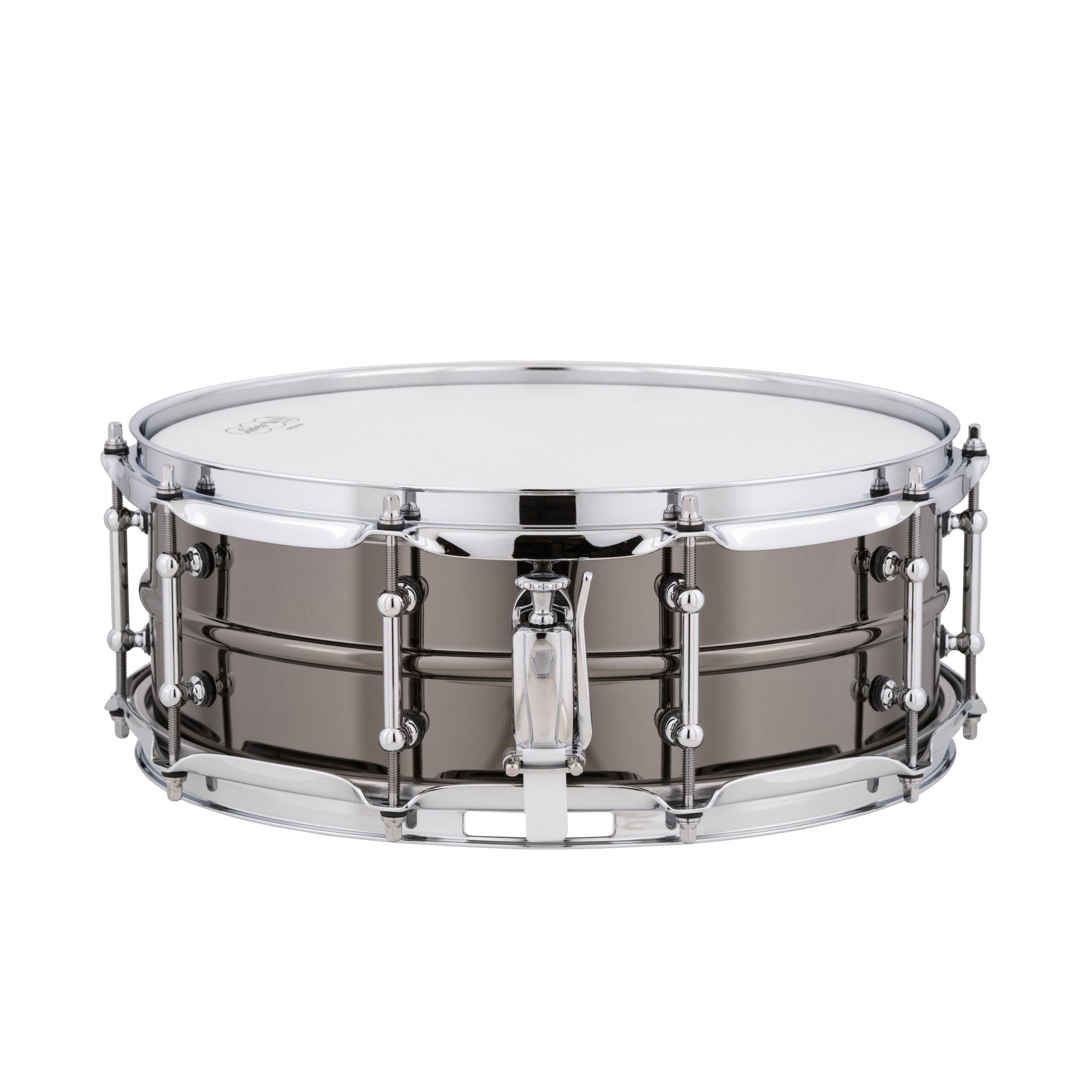 Ludwig Black Beauty Supraphonic Snare Drum with Tube Lugs - 14x5 lb416t Throw Off