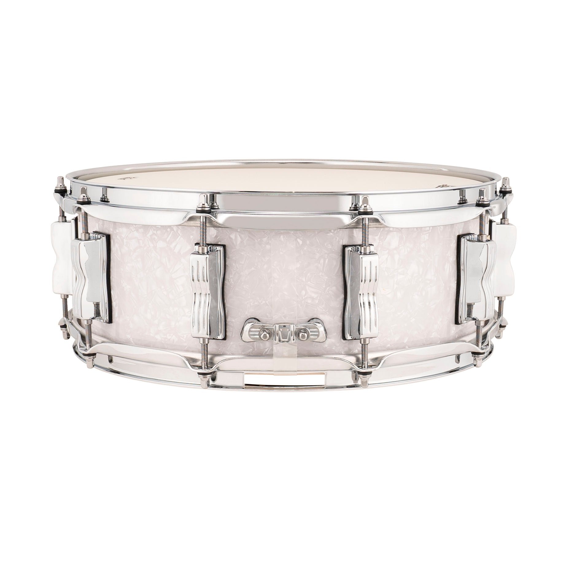 Ludwig Classic Maple Snare Drum - White Marine Pearl - 14x5 LS401XX0P Butt Plate