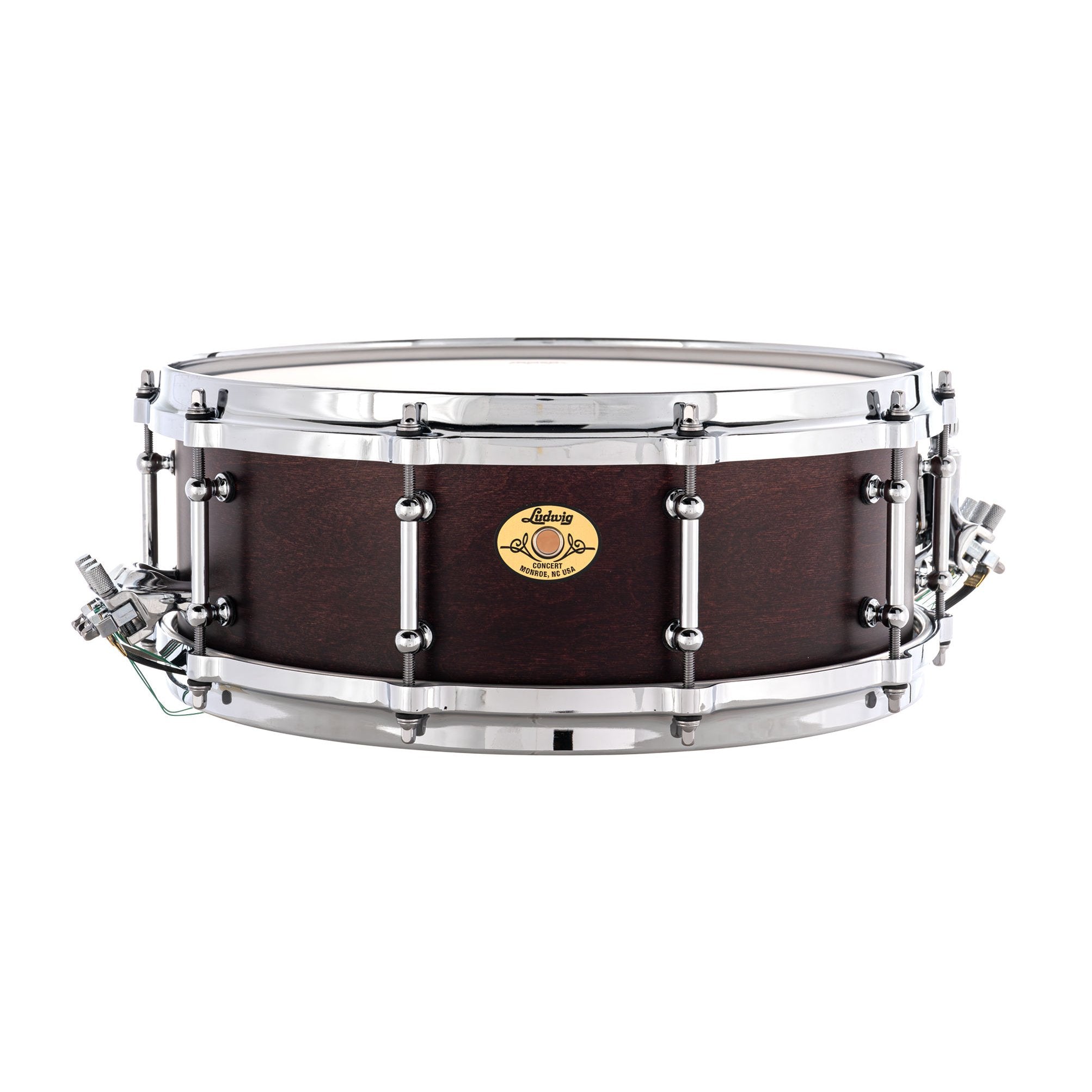 Ludwig Maple Concert Snare Drum - 14" x 5" - Mahogany - Image 1