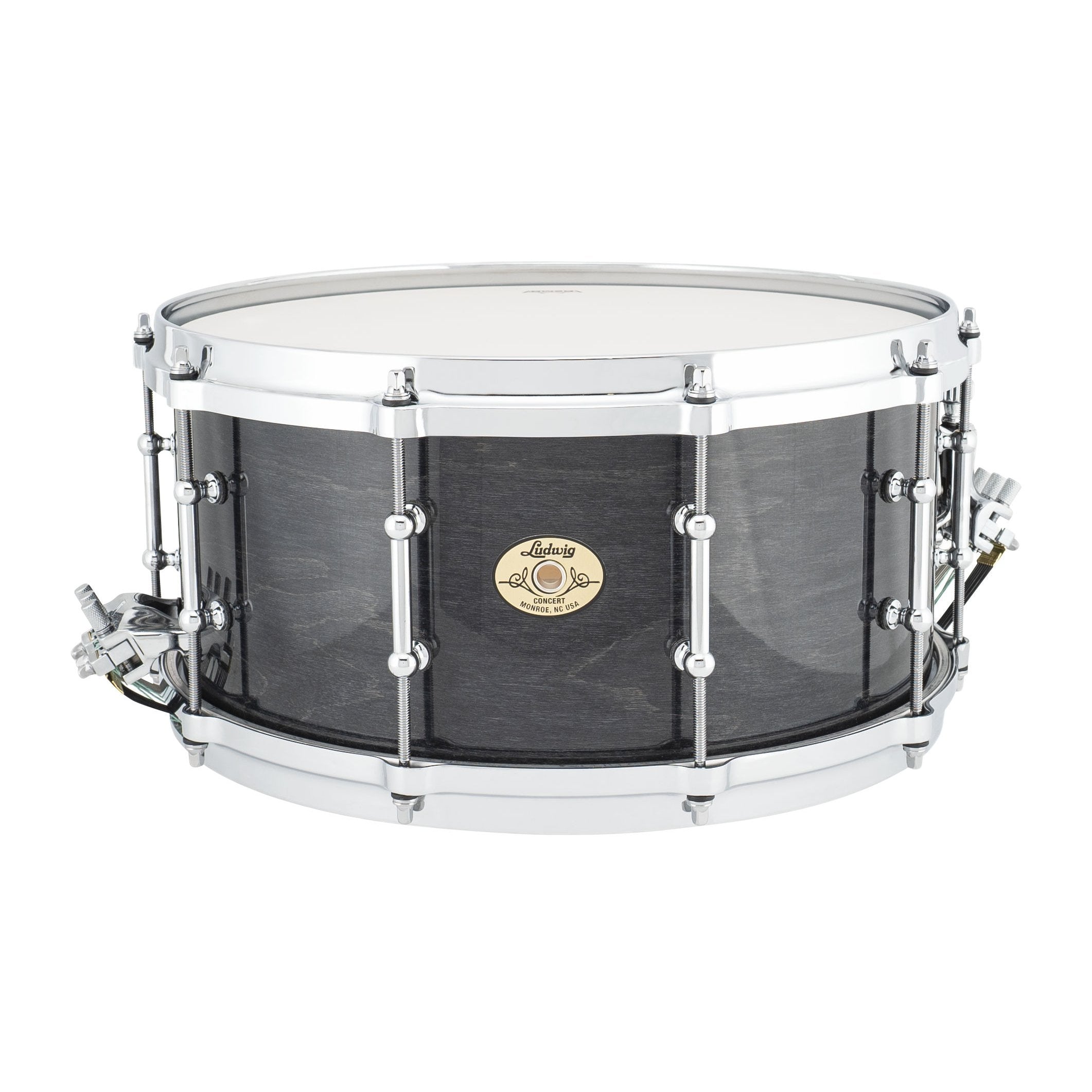 Ludwig Maple Concert Snare Drum - 14" x 6.5" - Charcoal - Image 1