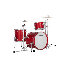 Ludwig NeuSonic Downbeat 3-piece Drum Set Shell Pack - Satin Diablo Red - Image 1