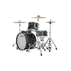 Ludwig NeuSonic Fab 3-piece Drum Set Shell Pack - Ebony Pearl - Image 1