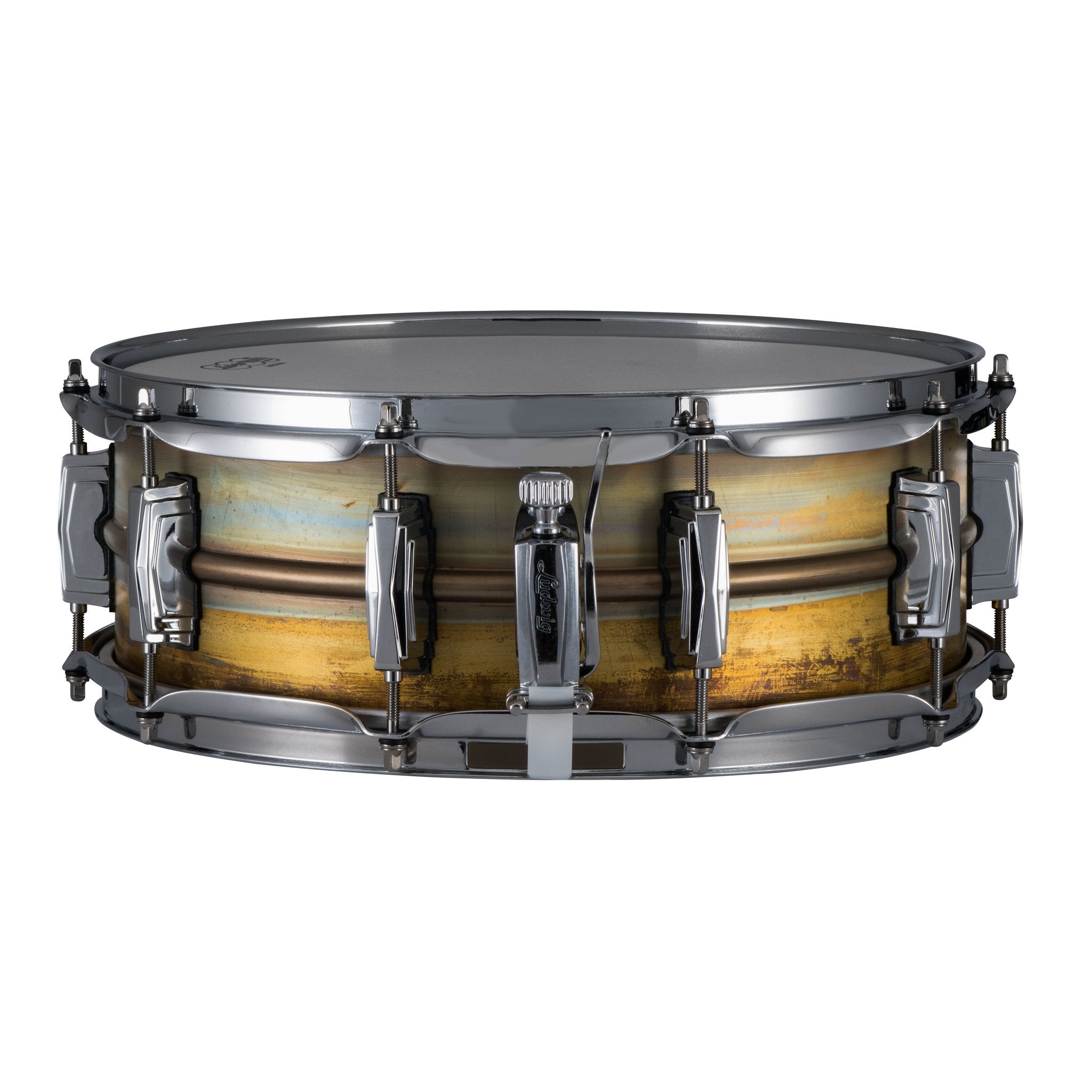 Ludwig Raw Brass Snare Drum - 14x5 LB454R