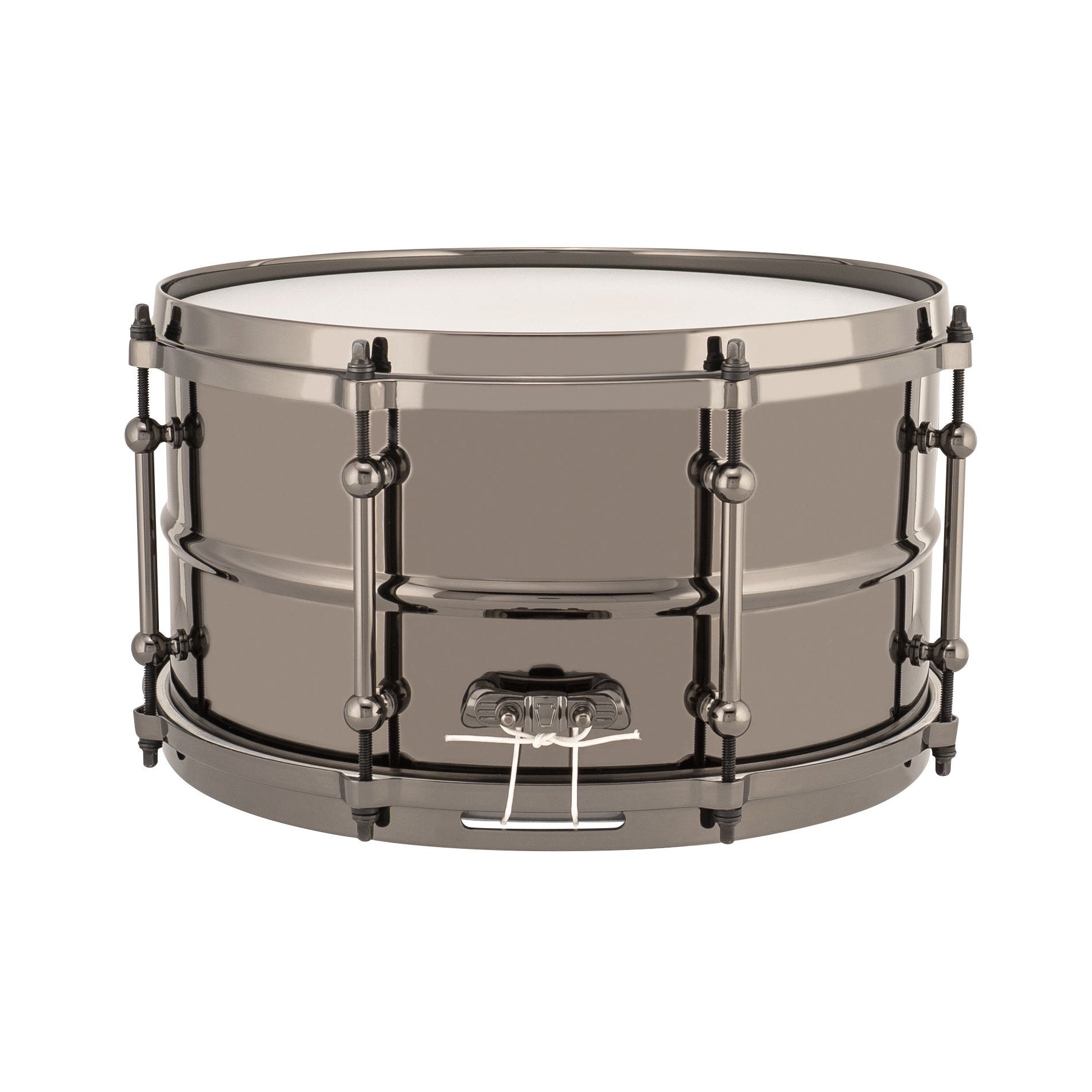 Ludwig Universal Brass Snare Drum with Die Cast Hoops - 13x7 LU0713 Butt Plate