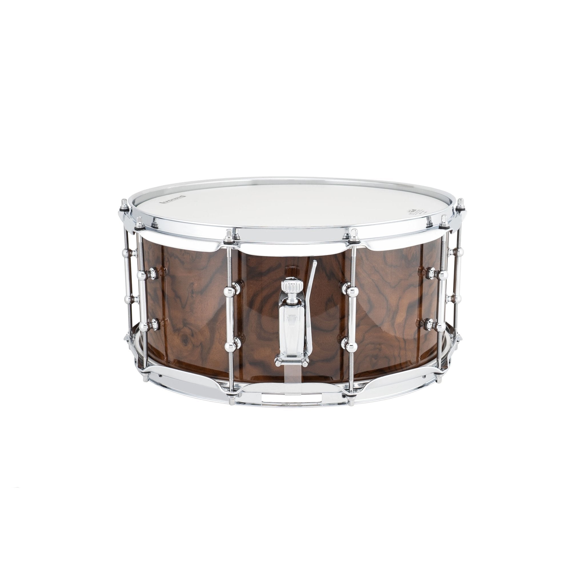 Ludwig Universal Walnut Snare Drum - 14x6.5 LU6514WA Throw Off