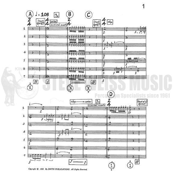 Macbride-Quiet (Set of 7 Scores w/DVD) - P