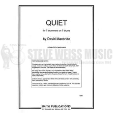 Macbride-Quiet (Set of 7 Scores w/DVD) - P