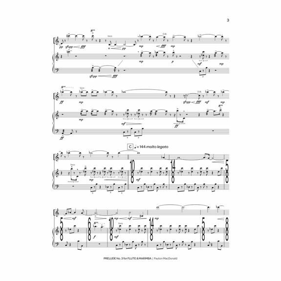 MacDonald-Prelude No. 3 (SP)-M/FL (2024 Edition)