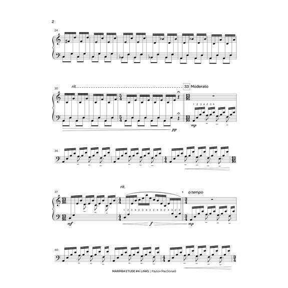 MacDonald-Three Marimba Etudes vol. 2-M