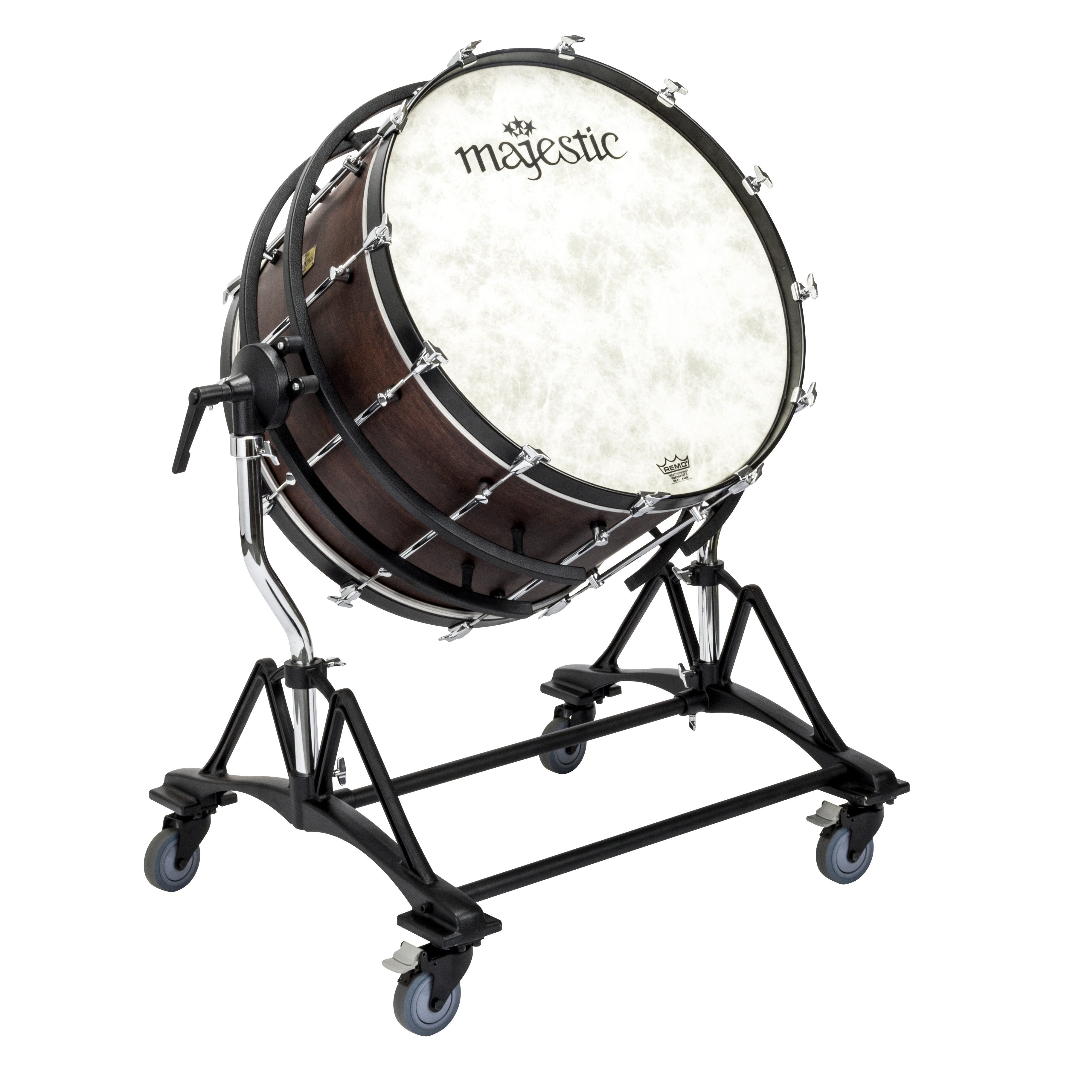 Majestic Prophonic Series Concert Bass Drum with SSB Tilting Suspended Stand - 32" x 18"