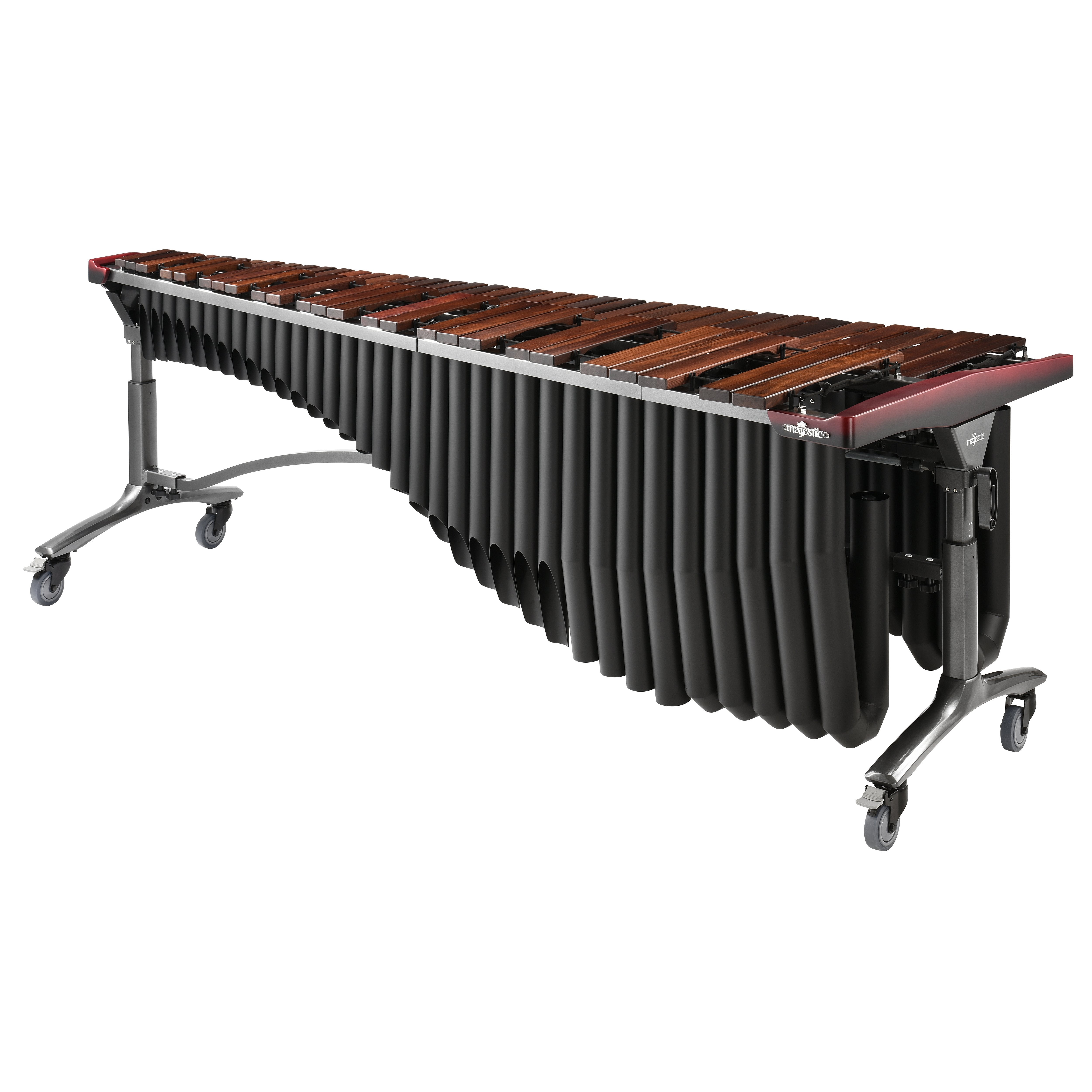 Majestic Reflection Series 5.0 Octave Rosewood Marimba - Black