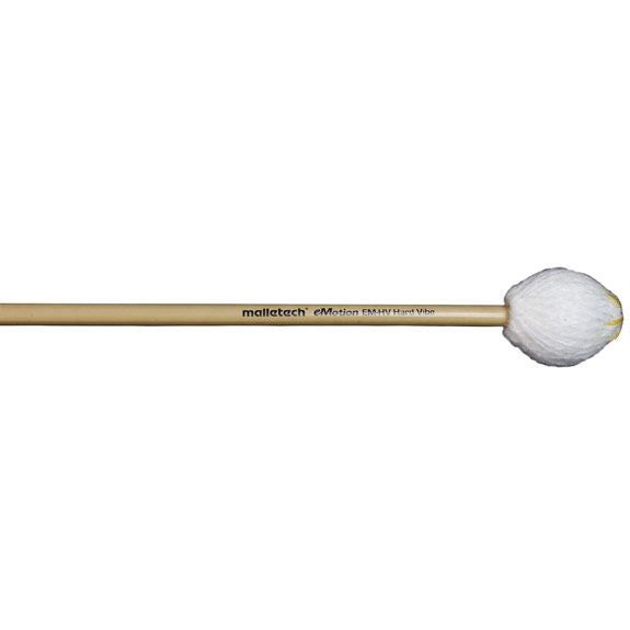 Malletech eMotion Series EM-HV Hard Vibraphone Mallet - Rattan