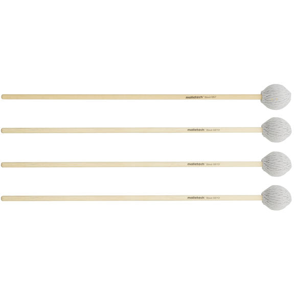 Malletech Grand Soloist Graduated Marimba Mallet Set - Hard