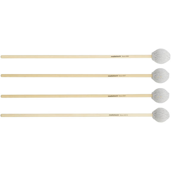 Malletech Grand Soloist Graduated Marimba Mallet Set - Soft