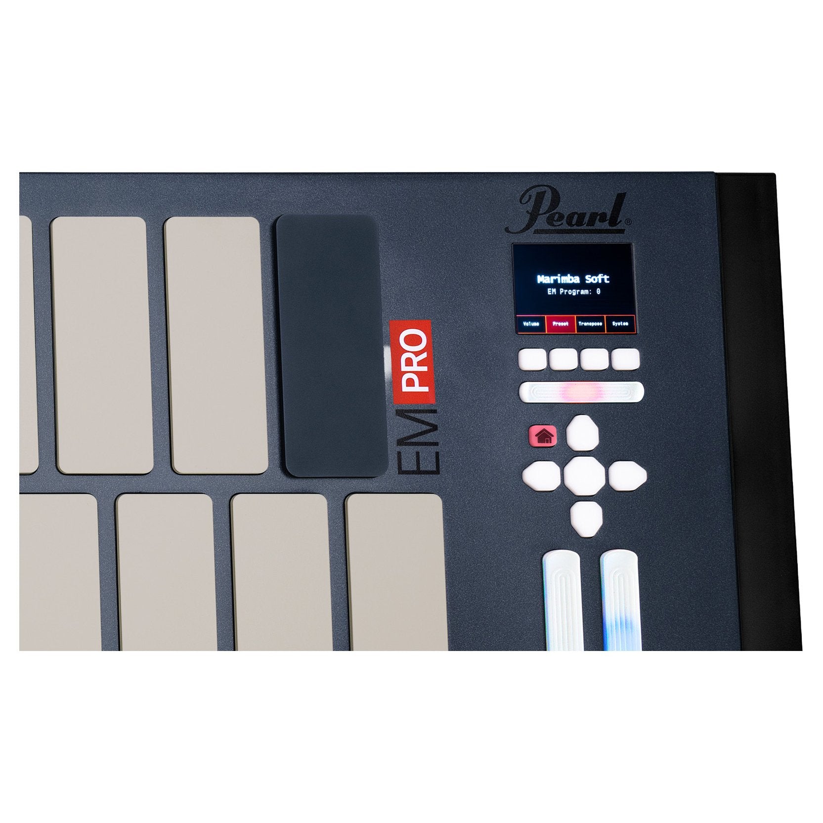 Malletstation EM PRO display and controls