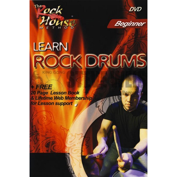 Manzcuk-Rockhouse Method: Learn Rock Drums (DVD)