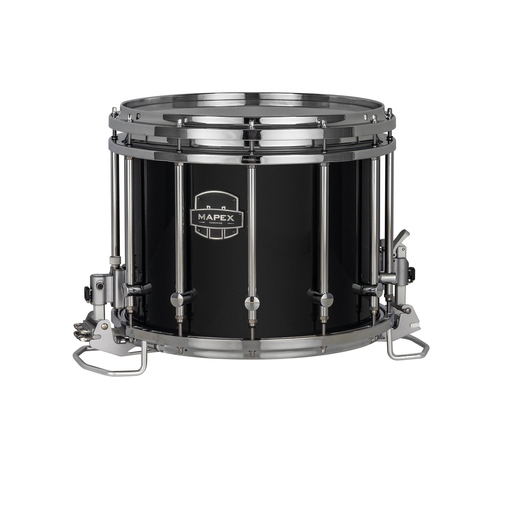 Mapex Quantum MkII 14x12 Snare Drum, Chrome HW, Gloss Black QCNX1412S-DK-CC