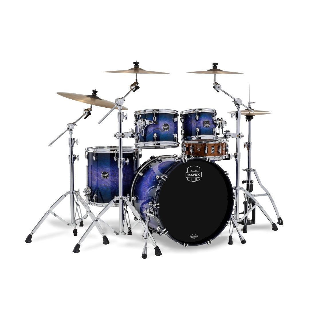 Mapex Saturn VI Rock 4 Piece Shell Pack Cobalt Burst