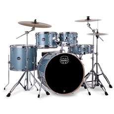 Mapex Venus 5 Piece Fusion Complete Setup - 20x16, 10x7, 12x8, 14x12, 14x5 - Blue Sky Sparkle