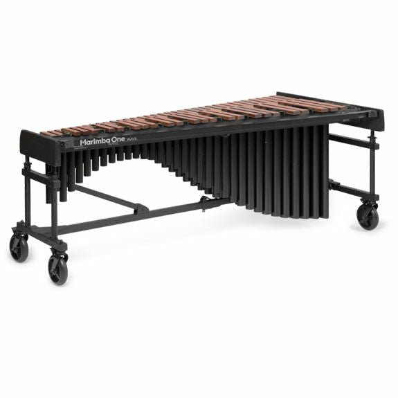 Marimba One 4.6 Octave Wave Series Marimba with Horizon Synthetic Keyboard and Basso Bravo Resonators