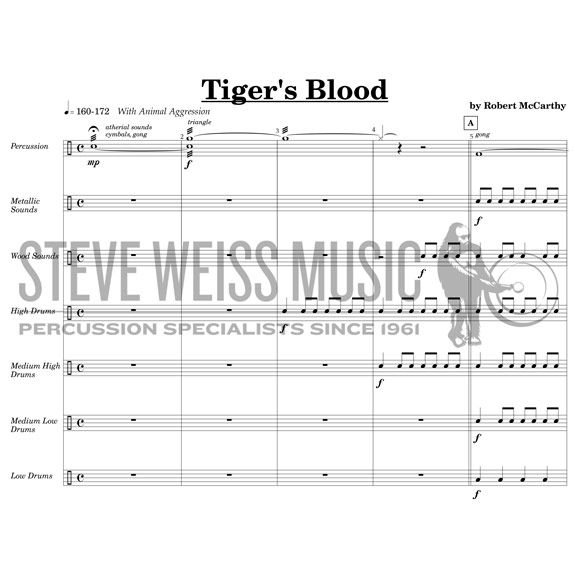 McCarthy-Tiger's Blood (SP)-P
