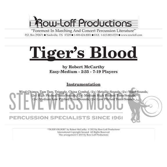 McCarthy-Tiger's Blood (SP)-P