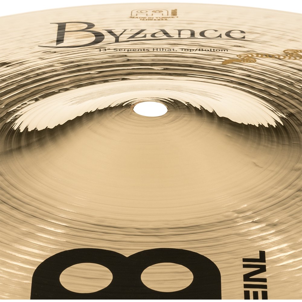 Meinl 13" Byzance Brilliant Serpents Hi-Hat Cymbals - Image 3