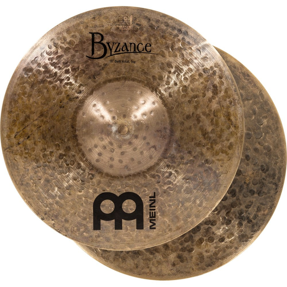 Meinl 13" Byzance Dark Hi-Hat Cymbals - Image 10