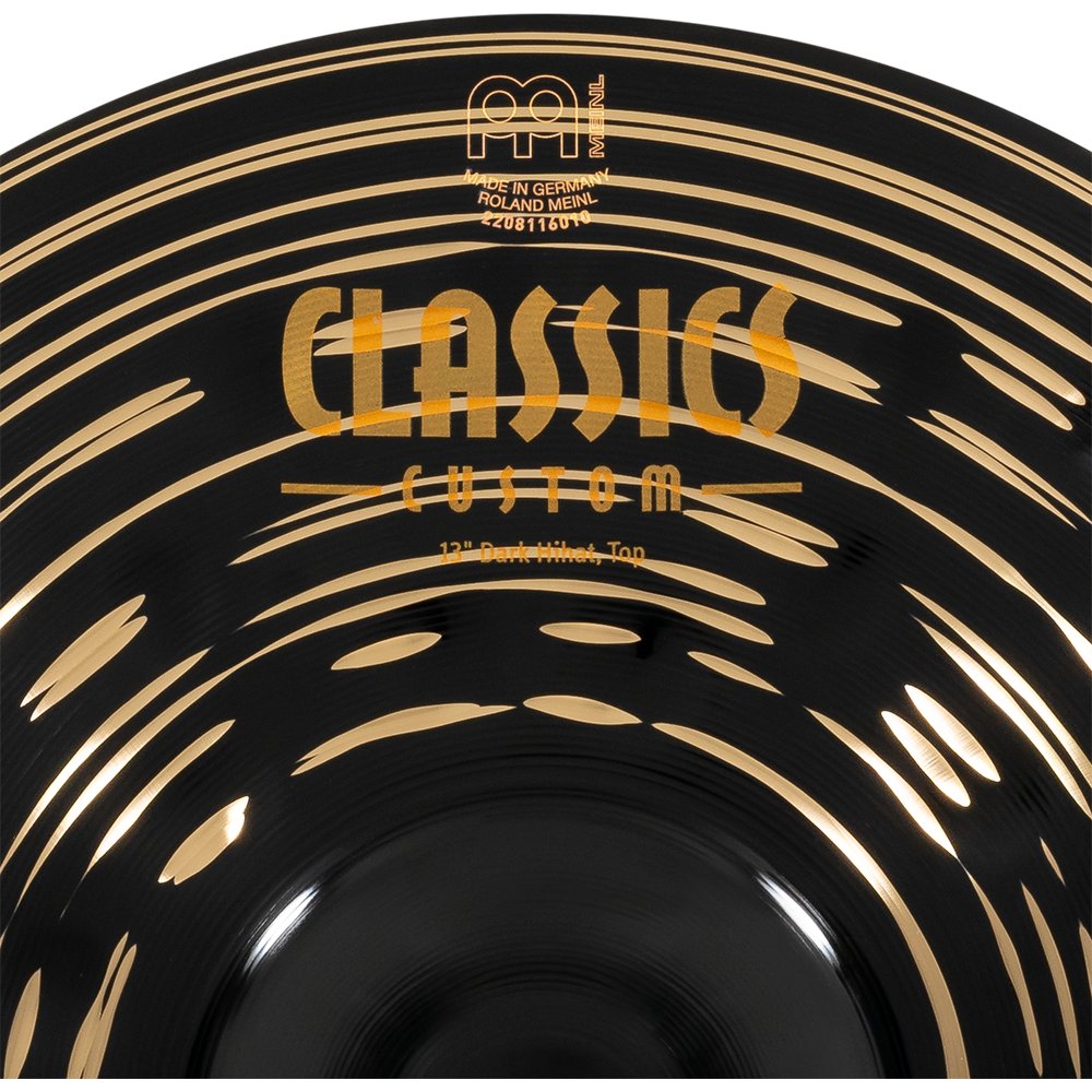 Meinl 13" Classics Custom Dark Hi-Hat Cymbals - Image 6