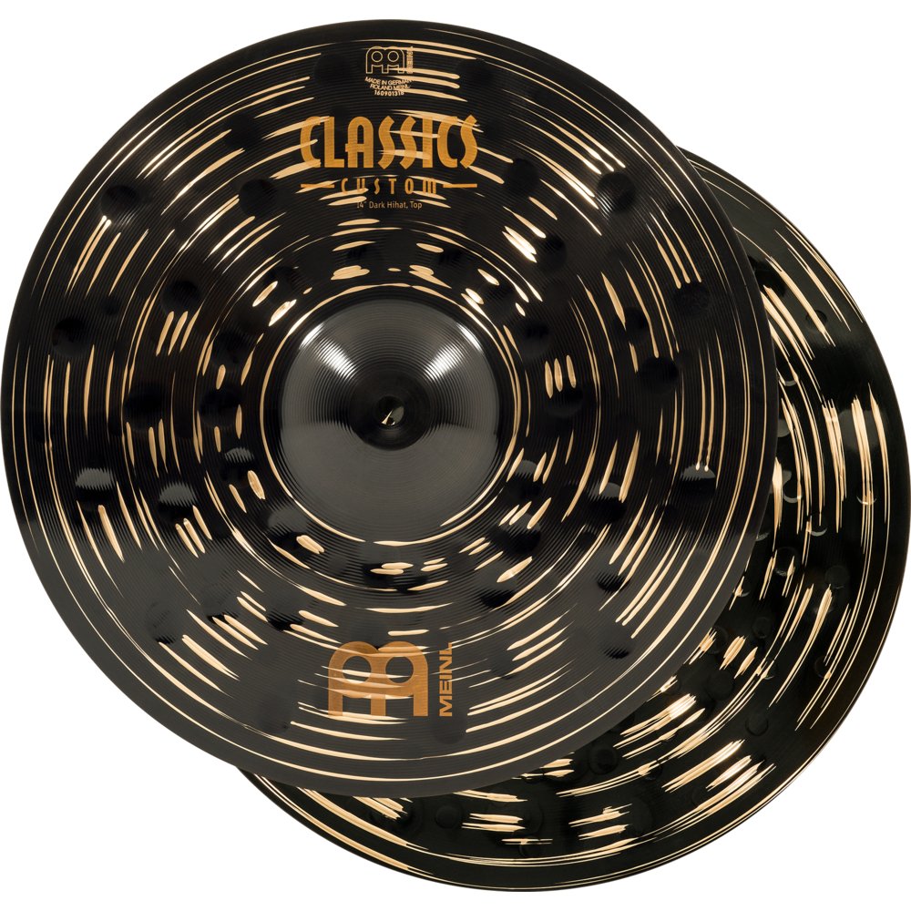 Meinl 14" Classics Custom Dark Hi-Hat Cymbals - Image 10