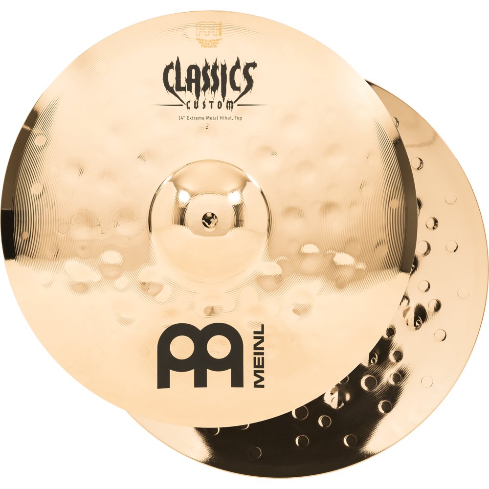 Meinl 14" Classics Custom Extreme Metal Hi-Hat Cymbals - Image 10