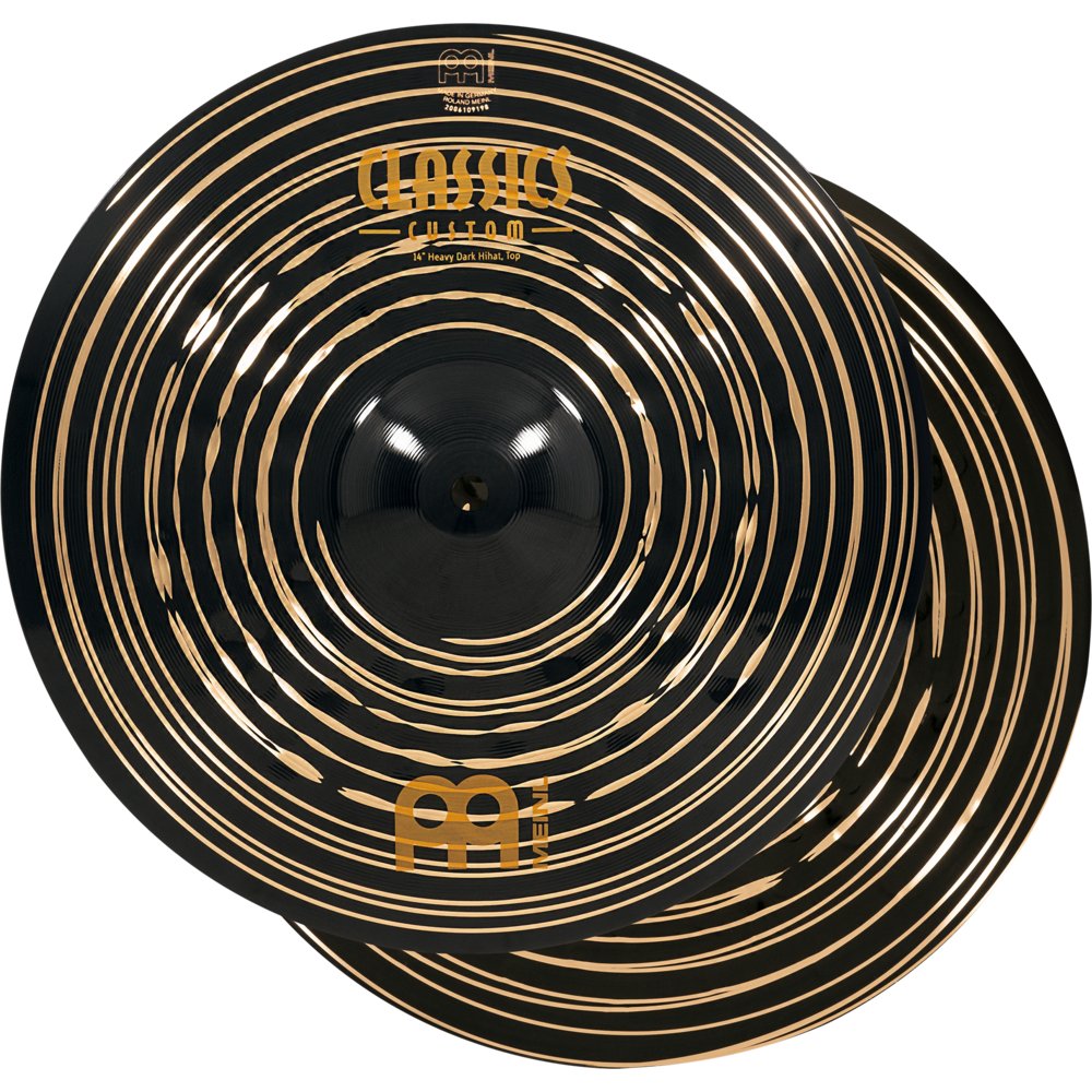 Meinl 14" Classics Custom Heavy Dark Hi-Hat Cymbals - Image 10