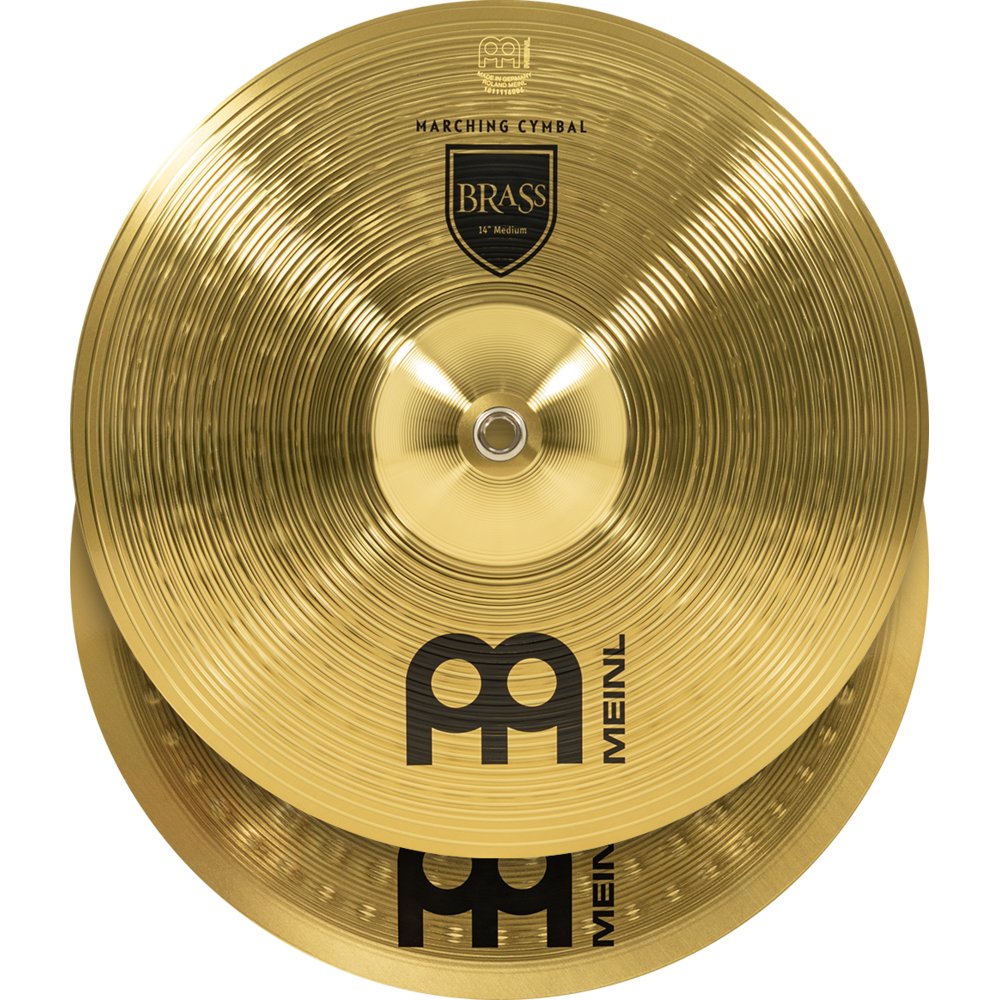 Meinl 14" Marching Brass Cymbal Pair - Image 7