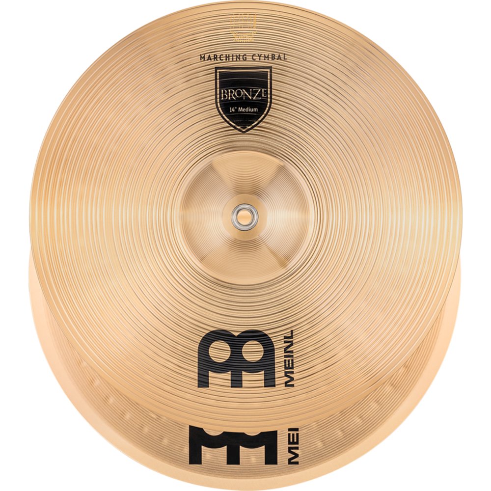 Meinl 14" Marching Bronze Cymbal Pair - Image 6