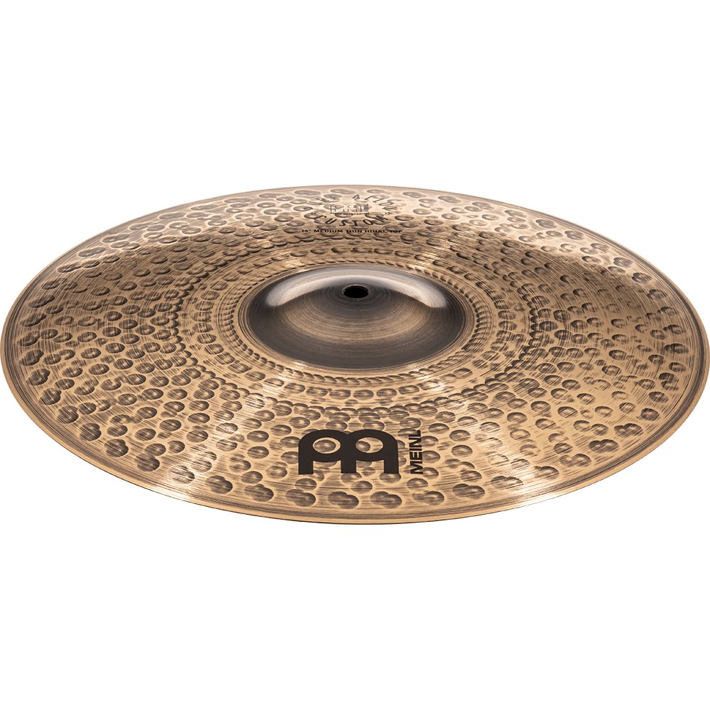 Meinl 14" Pure Alloy Custom Medium Thin Hi-Hat Cymbals - Image 1
