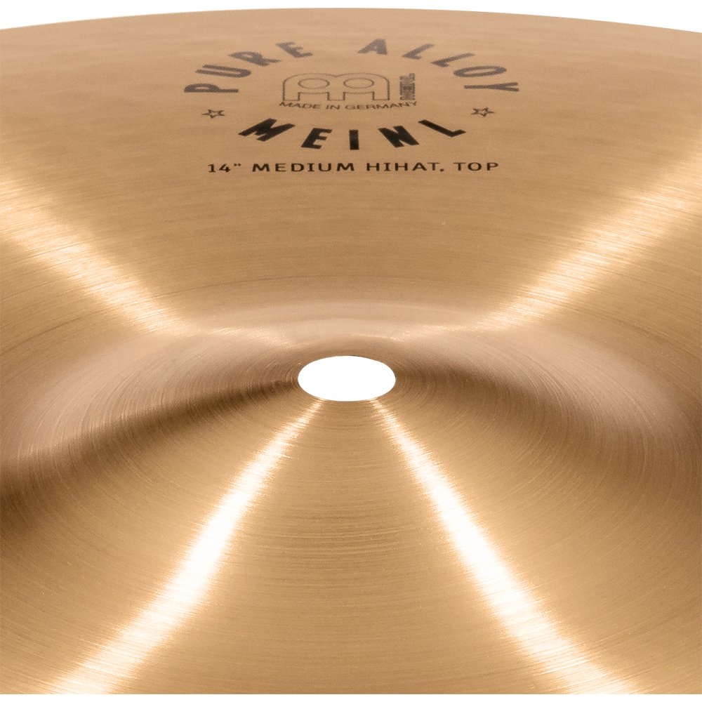 Meinl 14" Pure Alloy Medium Hi-Hat Cymbals - Image 3