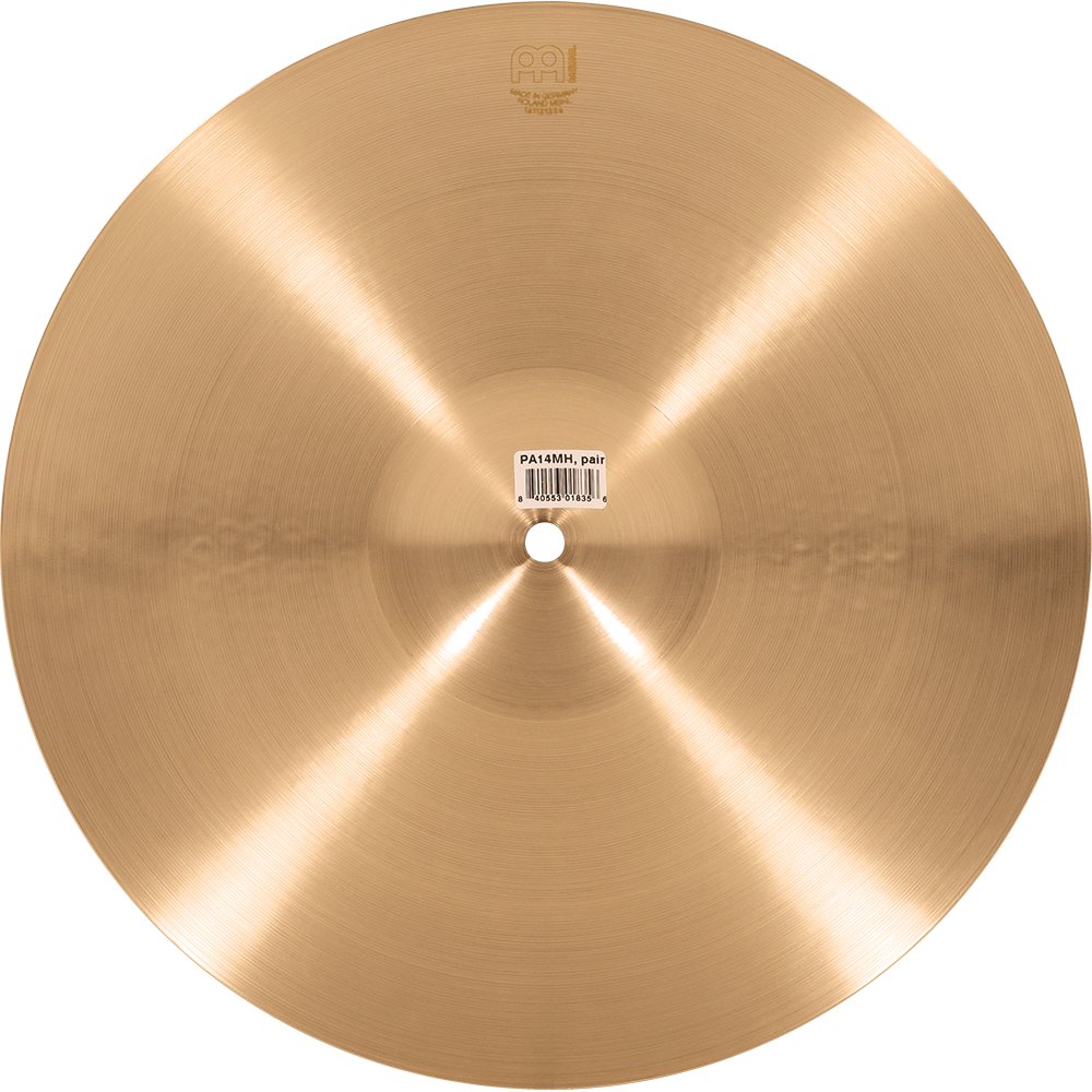 Meinl 14" Pure Alloy Medium Hi-Hat Cymbals - Image 8