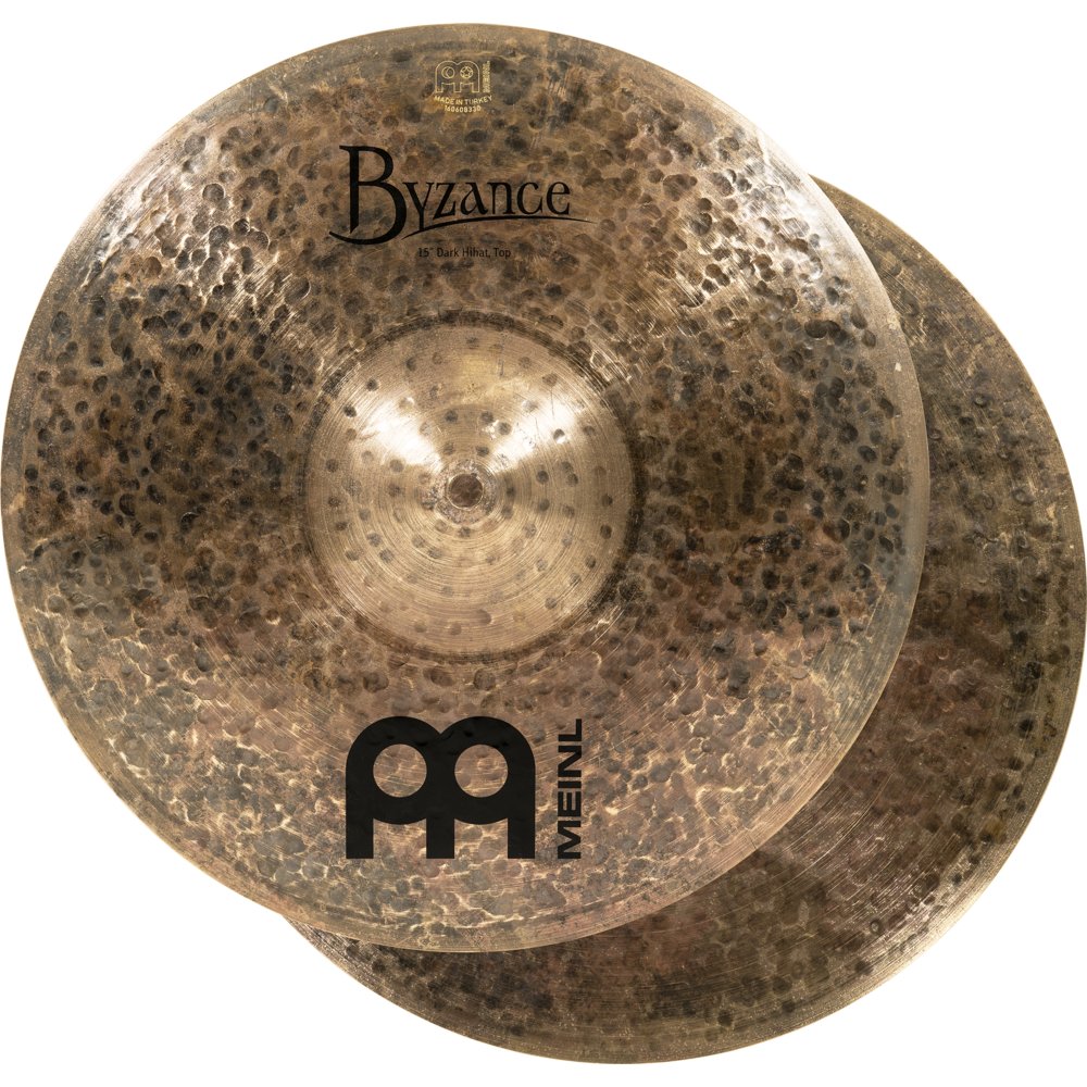 Meinl 15" Byzance Dark Hi-Hat Cymbals - Image 10