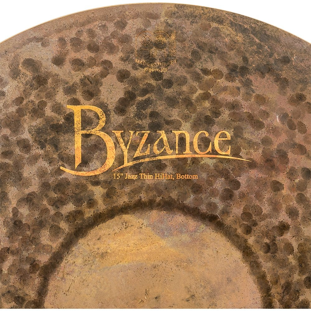Meinl 15" Byzance Jazz Thin Hi-Hat Cymbals - Image 9