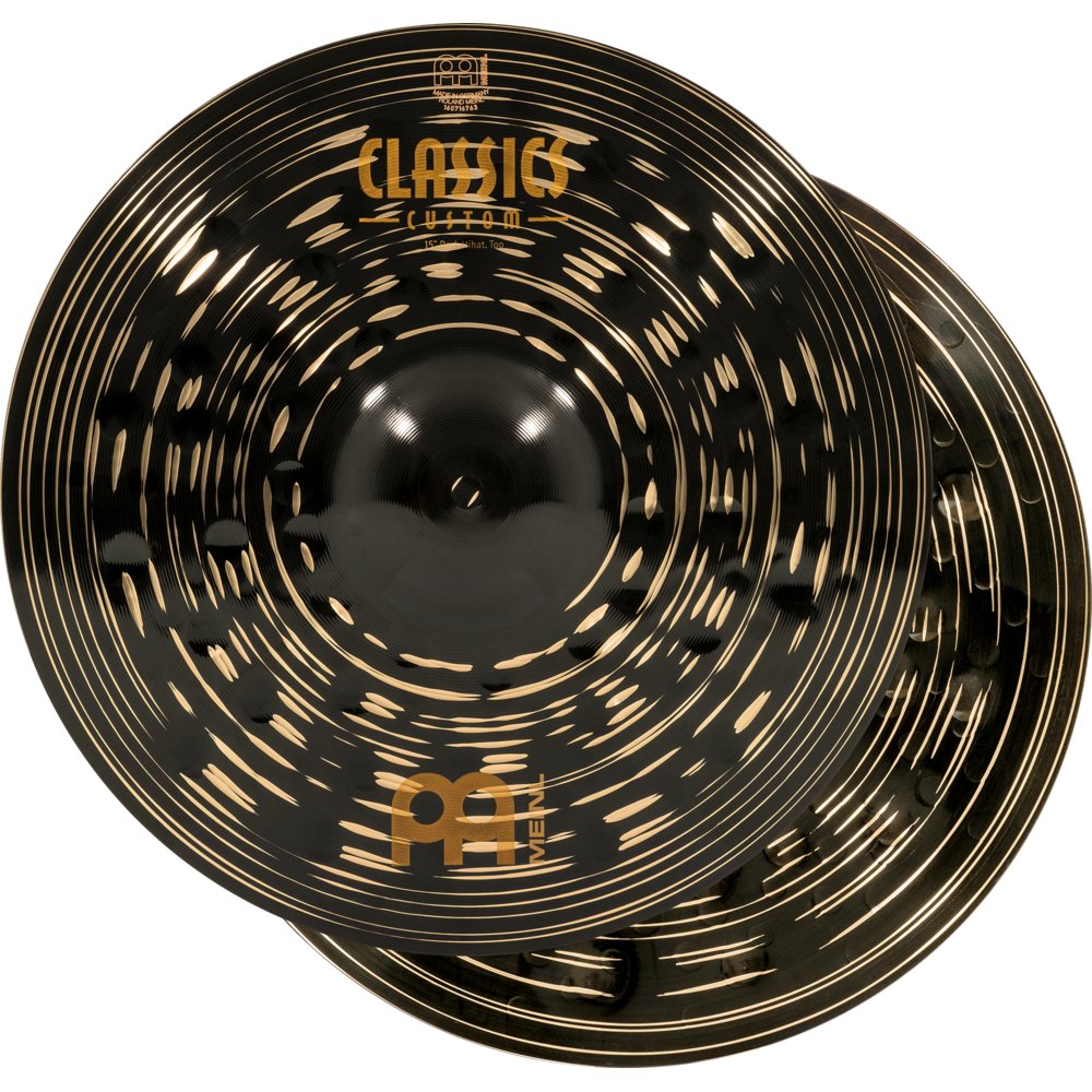 Meinl 15" Classics Custom Dark Hi-Hat Cymbals - Image 10