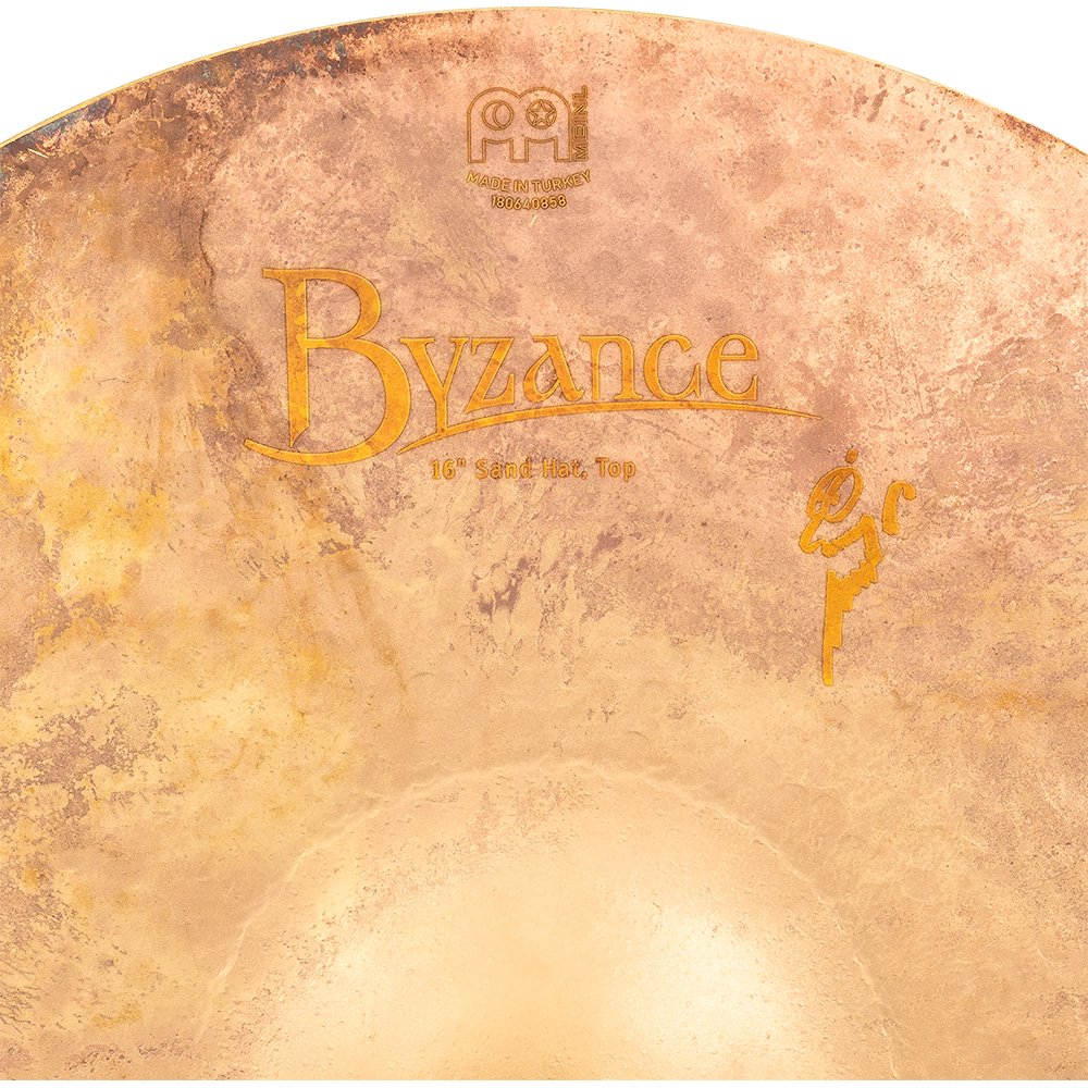 Meinl 16" Byzance Vintage Sand Hi-Hat Cymbals - Image 6
