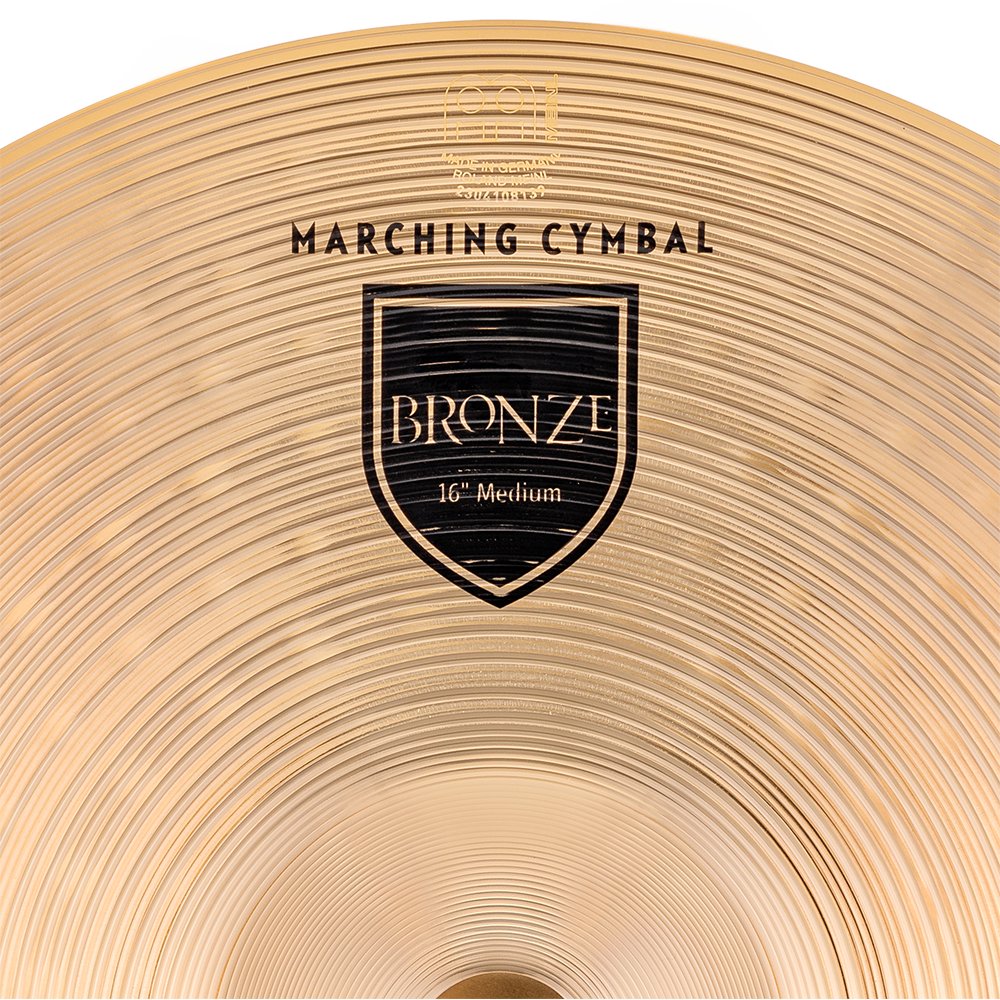 Meinl 16" Marching Bronze Cymbal Pair - Image 3
